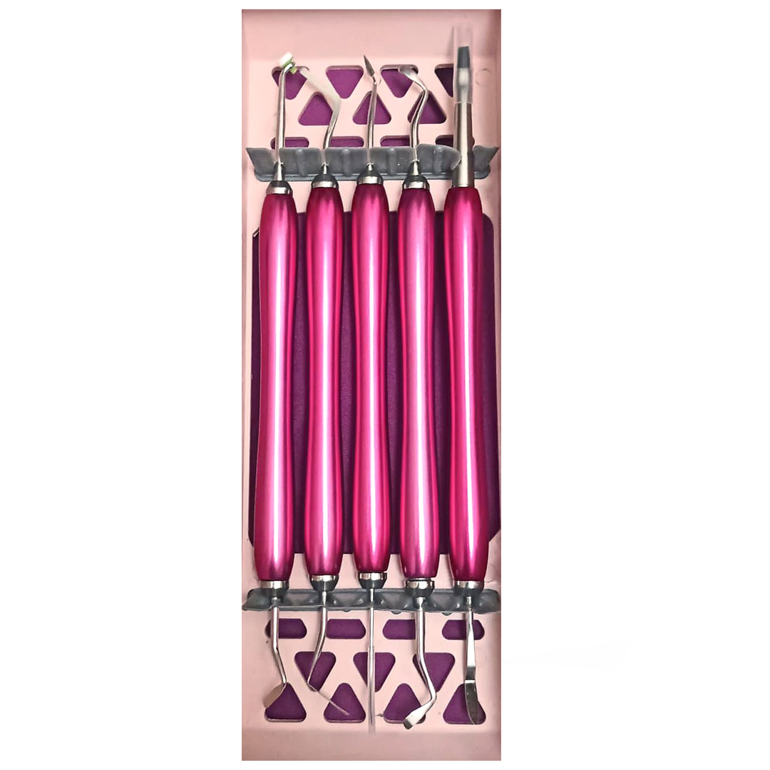 Kit Anodizado para estetica fucsia 1